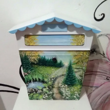  Malovaná poštovní schránka
