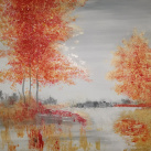 Abstraktni obraz, podzim