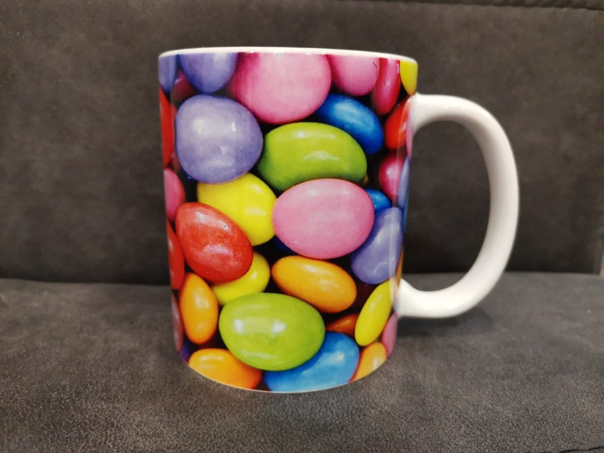 Hrnek velký, dětský motiv, lentilky 