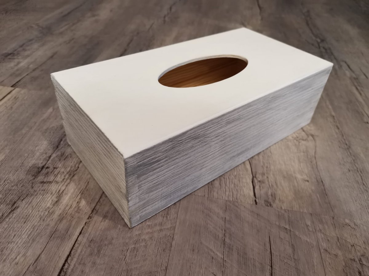 Krabička, poklop na kapesníky 