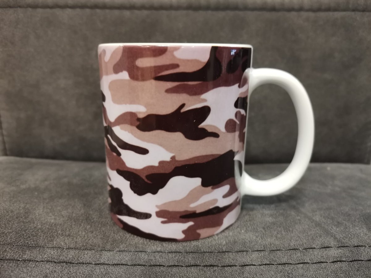 Hrnek, army, maskáčový 