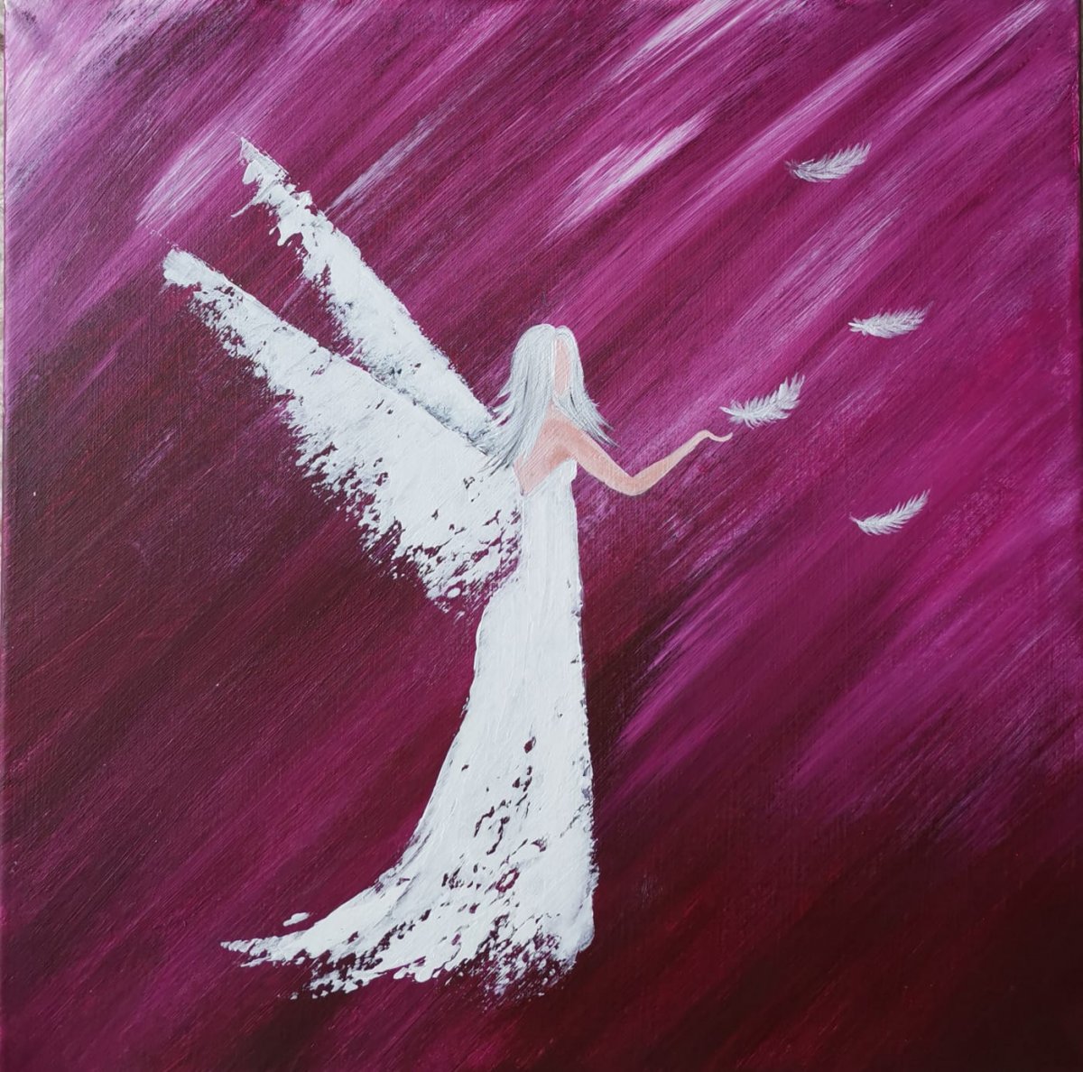 Obraz, vínový anděl 