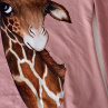 Dívčí mikina - Veselá Žirafa, vel.34