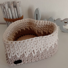 Háčkovaný košík