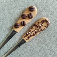 Lžička latté s ornamenty