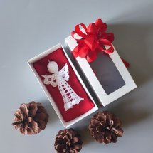 Dárková sada - vánoční andílek v krabičce