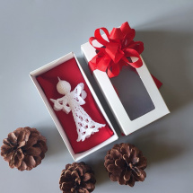 Dárková sada - vánoční andílek v krabičce