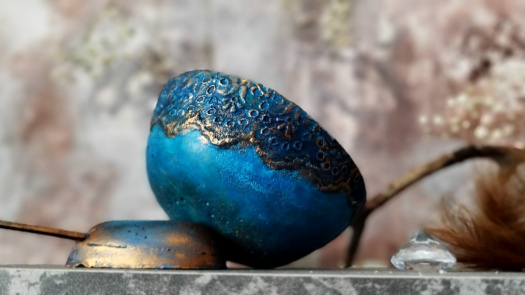 Miska 3 D otisk "Ftalocyanin+bronz"