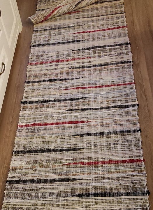 Tkaný koberec 80x 350 cm, prúžky 