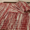 Tkaný koberec 70x200 cm červený melír 