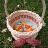 Košíček na 10 vajíček - jarní 