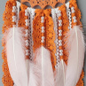 Lapač zlých snů Oranžová holubice 20 x 65 cm