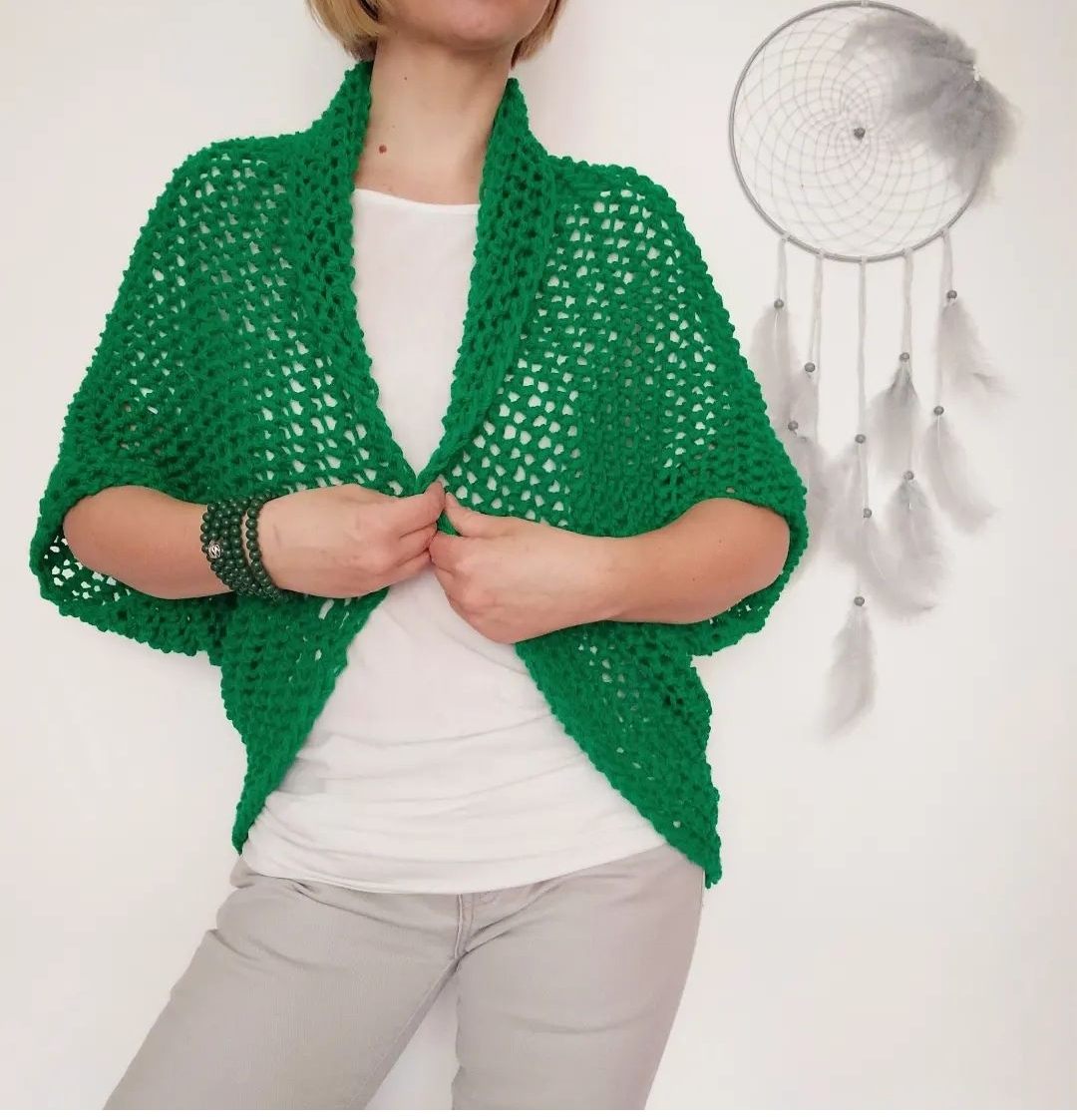 zelená vesta vel. M - XL