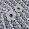 Concrete Flower Star Purple-Blue