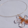 Copper Glitter Flower