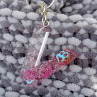 Letter "V" Transparent Paw Pink
