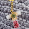 Letter "T" White Flower