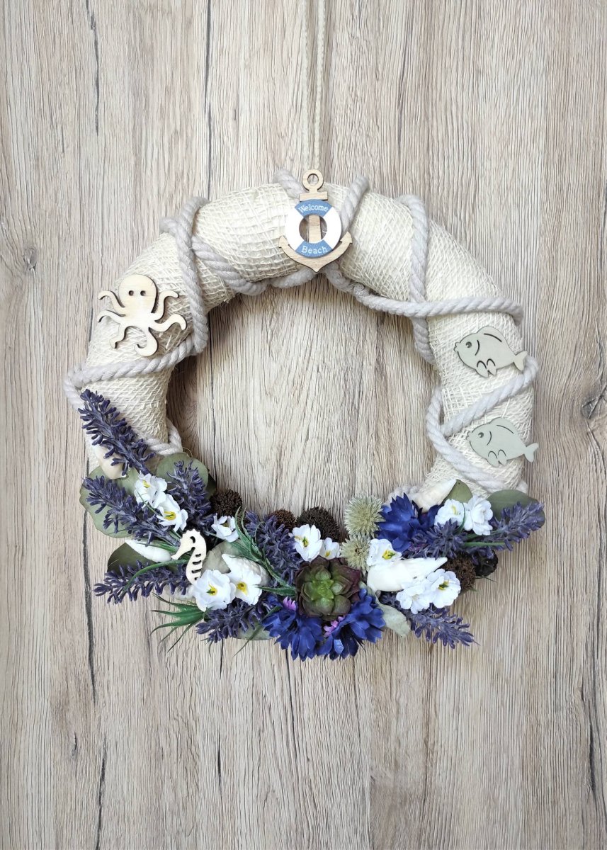 Mořský věneček s levandulí