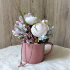 Romantický hrníček do růžové