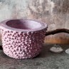 Beton-svícen-hvězdička ̈Pink+antraciẗ