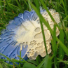 Flower Paw Blue Gold