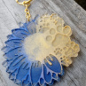 Flower Paw Blue Gold