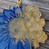 Flower Paw Blue Gold