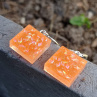 Square Rhombus Orange