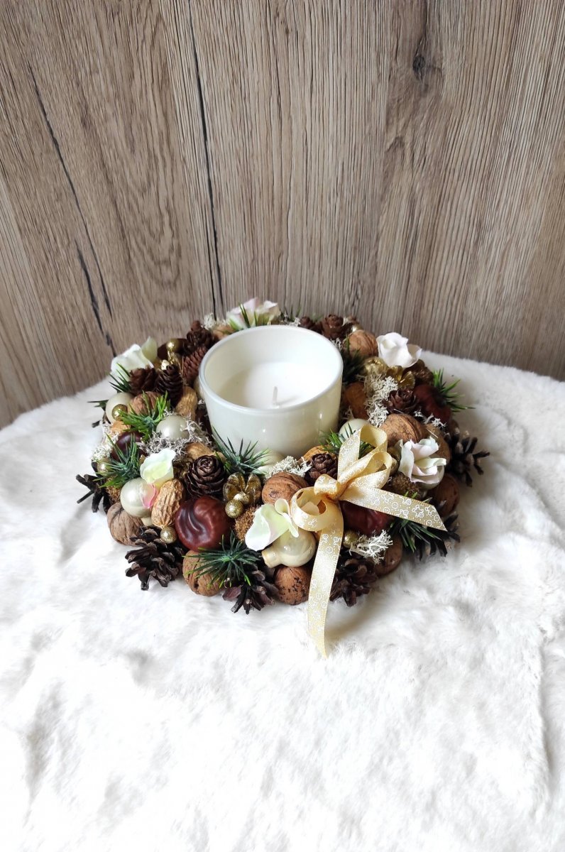 Věneček vánoční s vanilkovou vůní 