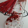 Paw Red Glitter