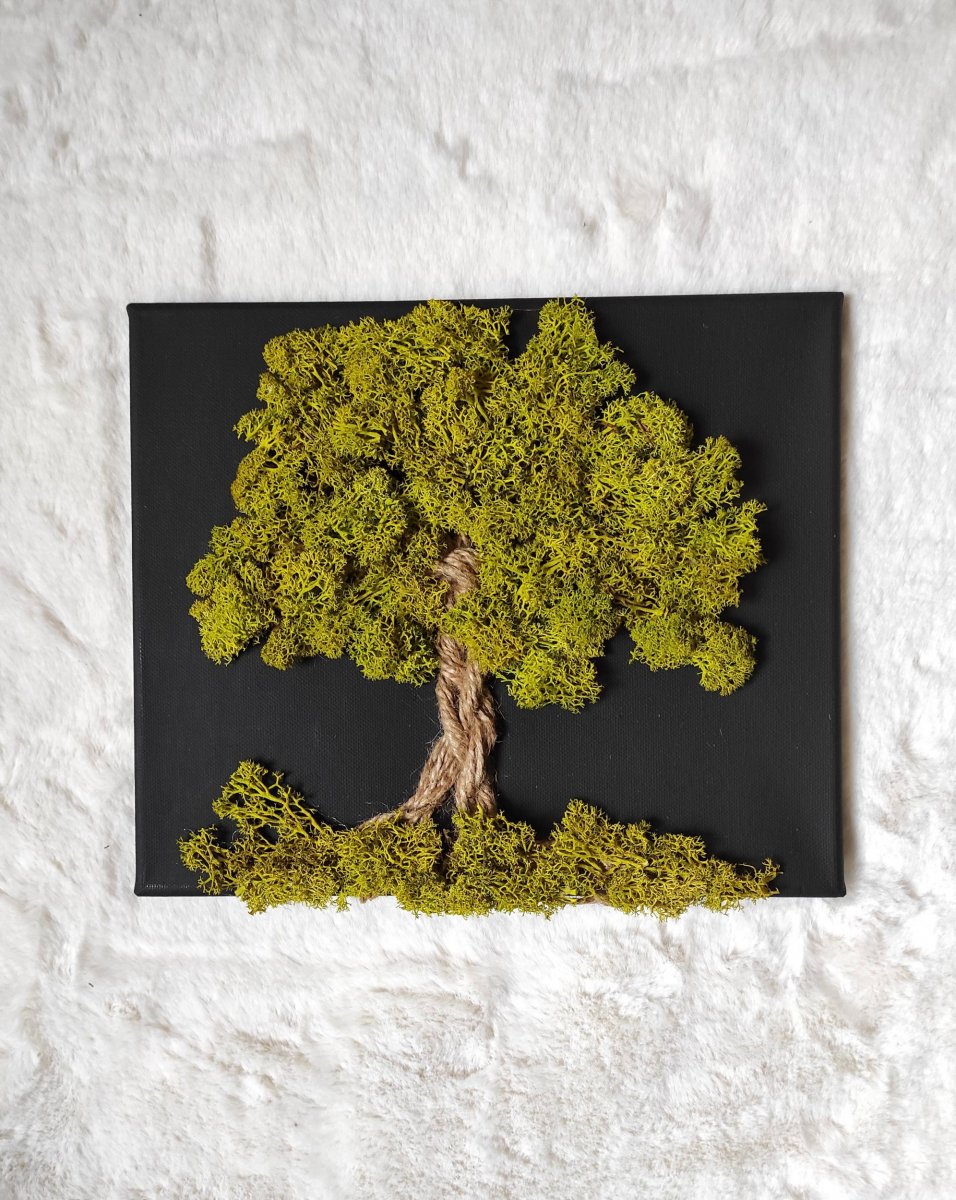 Mechový obrázek - Strom 4