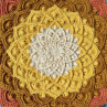 Mandala Lotosový květ - 3D - průměr 45 cm