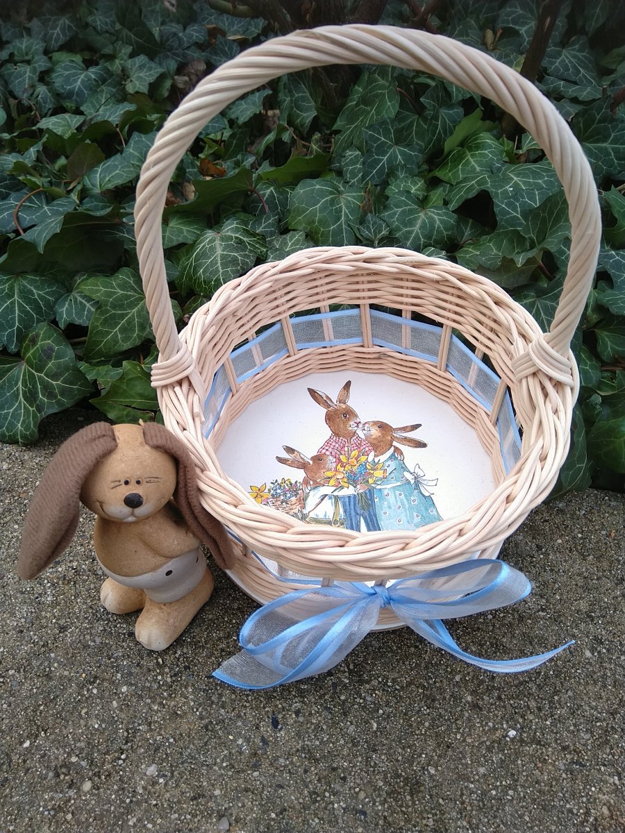 Košíček na 10 vajíček - zamilovaný zajíček 2