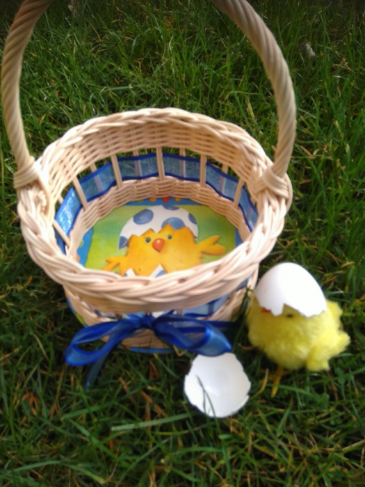 Košíček na 10 vajíček - kuřátko