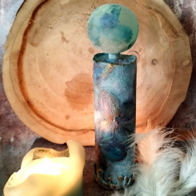 Angel Orchids " Beton+pryskyřice+orchideje "