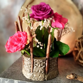 Beton-miska-klacíky "Ikebana na aranžování"