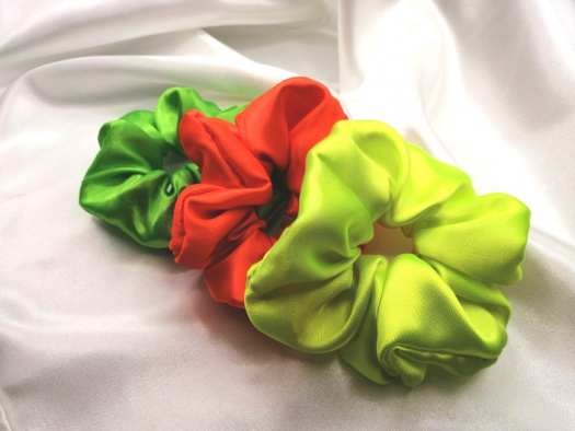 Set 3 neonových scrunchie