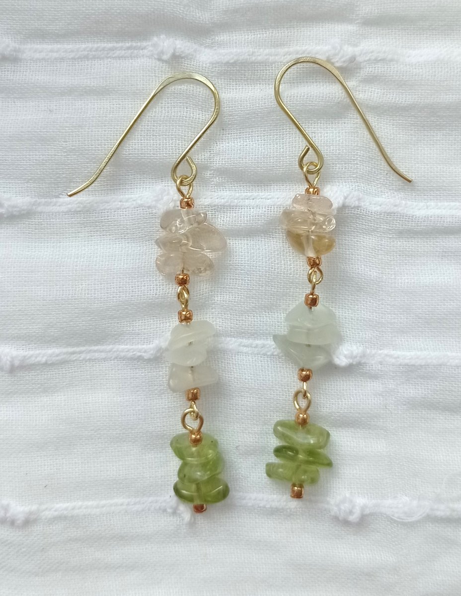 Náušnice s minerály