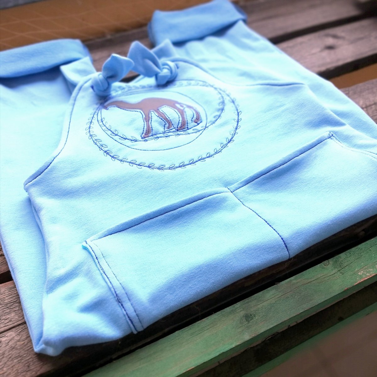 Dětské kalhoty s laclem