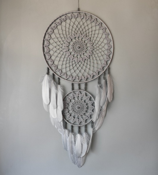 Lapač zlých snů Náčelník Šedý medvěd 40 x 95 cm
