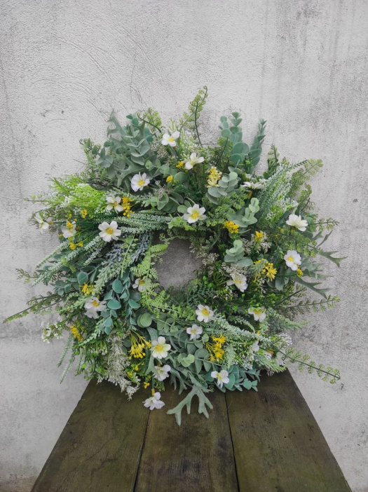 Greenery luční věnec , 45 cm