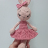 Háčkovaný zajíček - 26 cm
