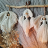 Macramé závěs " Andělé "