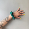 Dárková sada zelená - 6 scrunchies