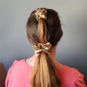 Dárková sada camel - 6 scrunchies