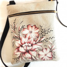 crossbody s kapsou-KAKAOVÉ KVĚTY