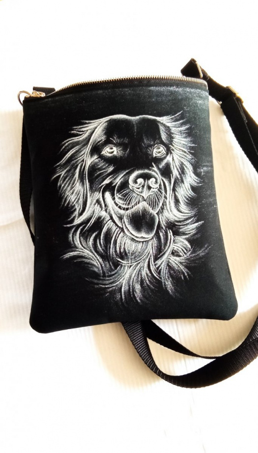 crossbody -STŘÍBRNÝ RETRÍVR 