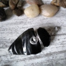 Pánský náhrdelník / amulet s Obsidiánem - elegantní šperk pro muže