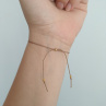 "Mini Love" náramek Luxury 24K Gold ed. - beige