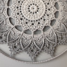 Mandala Šedá hvězda - průměr 45 cm